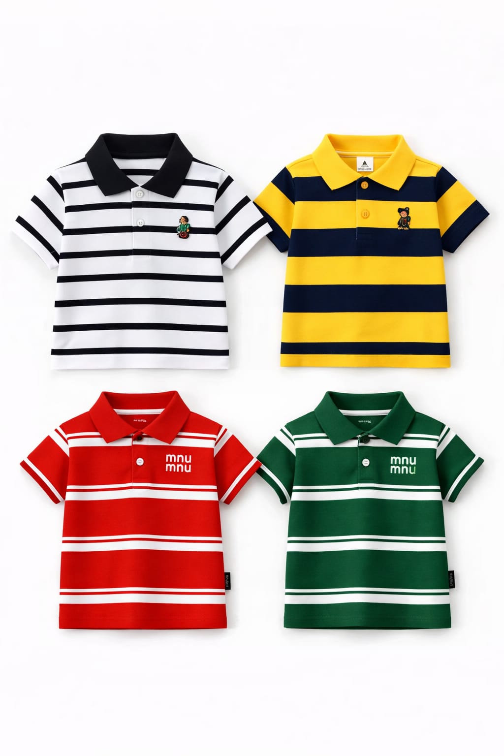 premium quality boys polo 4pice combo set…..