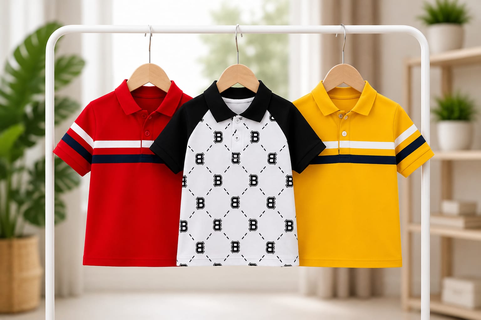 đī¸ Premium Quality Boys Polo T-Shirt 3 Piece Combo đĨ